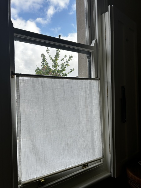 Privacy solutions for windows - grade II listed property