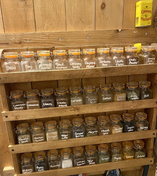 Show me how you store your spices