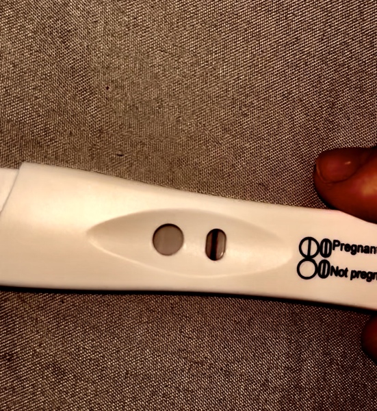 Have I got line eyes, or is this a really faint positive?