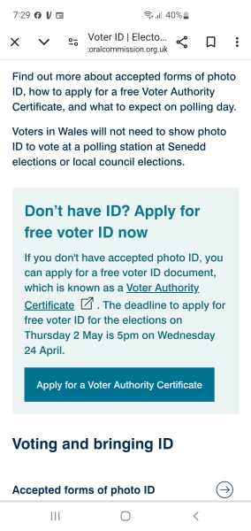 Photo ID to vote is a flagrant cladding attack