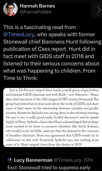 The absolute brass neck of Ruth Hunt