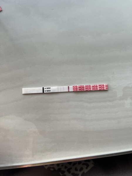 Have I got line eyes, or is this a really faint positive?