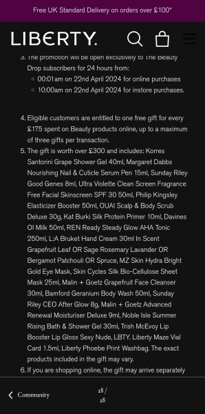 Liberty Beauty Drop Subscription Box Spoiler Part 7