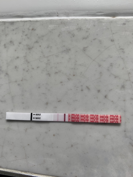 Sainsburys pregnancy test positive?