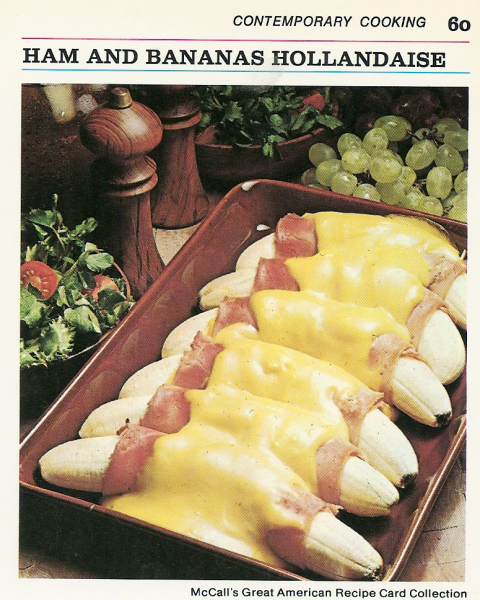 Retro dinner party menu