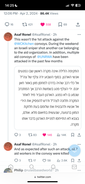 Killing of 5 Foreign Aid Workers from the World Central Kitchen