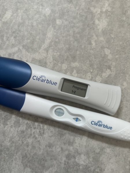 Have I got line eyes, or is this a really faint positive?