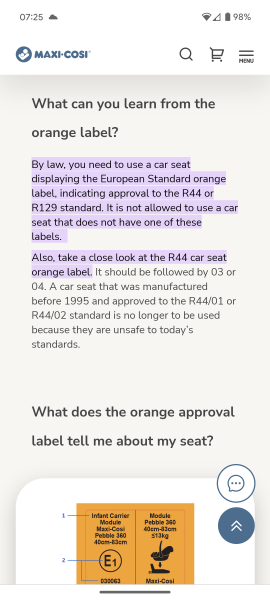 Is this car seat even legal?