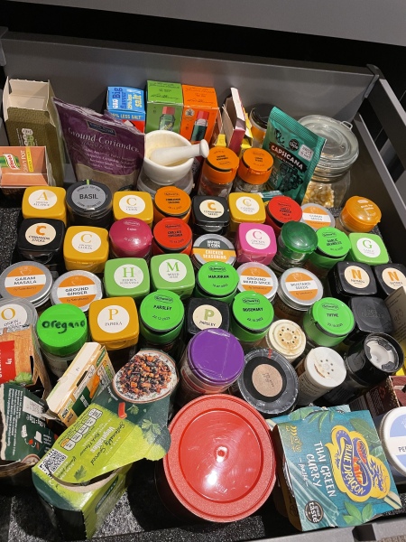 Show me how you store your spices