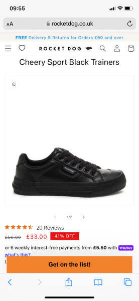 Trainer-esque shoe that is not a trainer?!