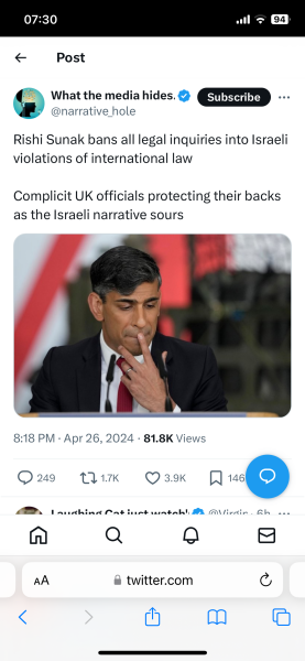 Uk politicians position about the war