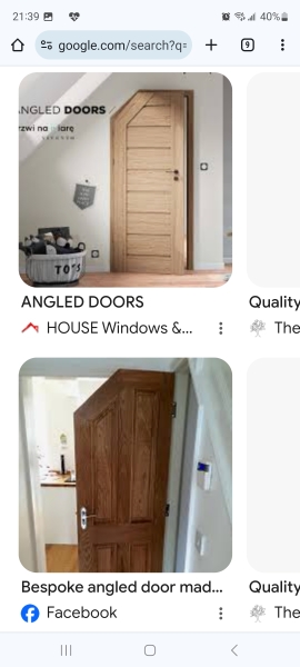 Loft conversion bedroom door can only open halfway