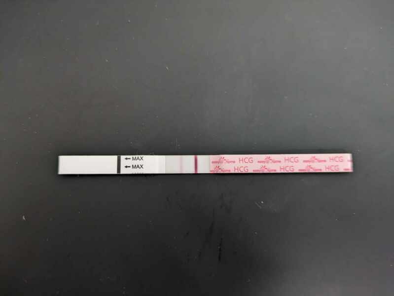 I got faint line positive on day 11 after my missed period