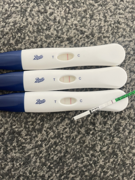 My first positive.. but is this line progression something I should be worried about?