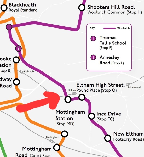 Travelling from Bexleyheath to Bromley High