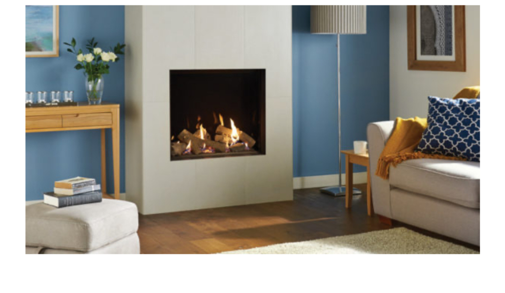 What shape of  mirror over fire?