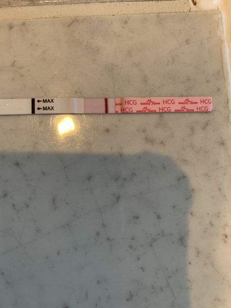 Sainsburys pregnancy test positive?