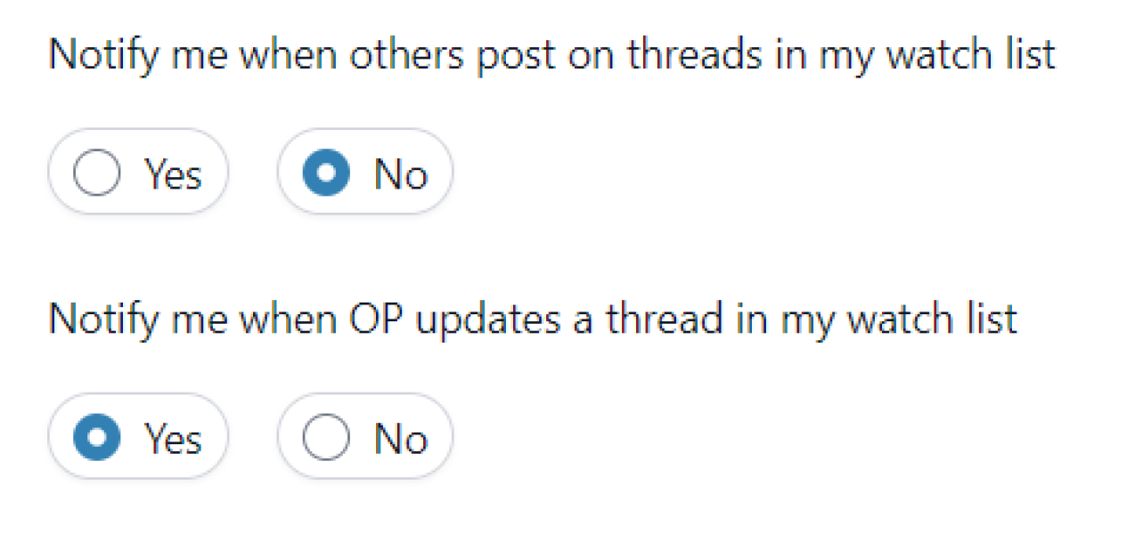 AIBU to ask Mumsnet HQ if there could be an option to sign up to watch OP's updates only?,