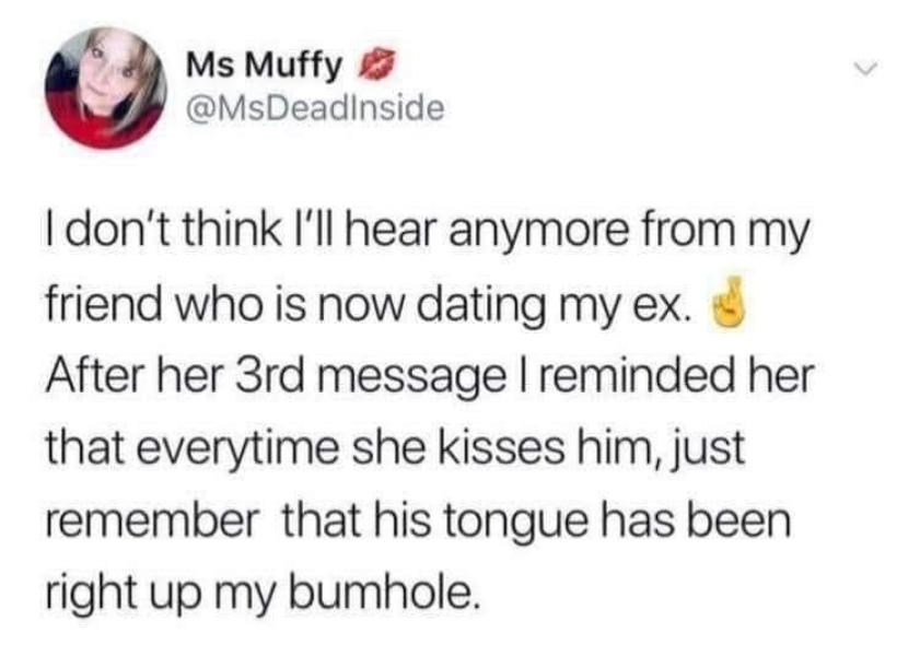 Friend dating ex husband