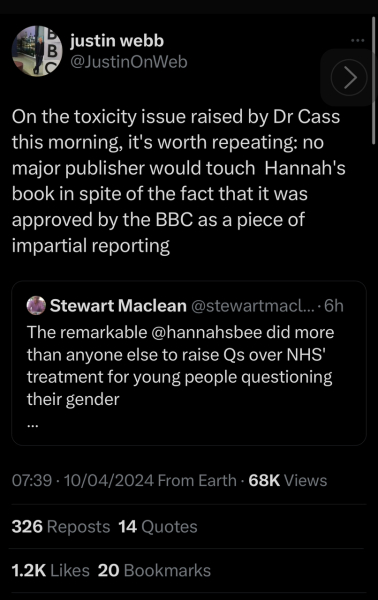 News commentary on the Cass Report