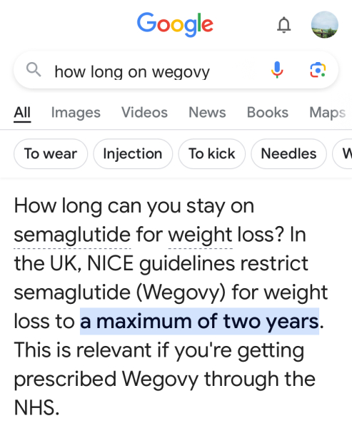 Moving on from Wegovy