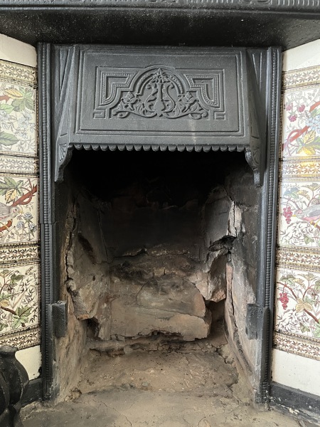 Open fire - firebox renovation