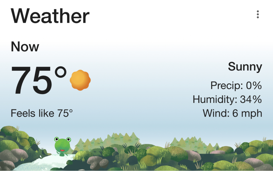 If you could control the weather, what would the weather be where you are right now?