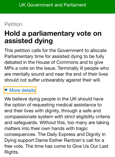 Assisted dying debate next week… To think this is a relief. So glad they’re finally debating this important issue.