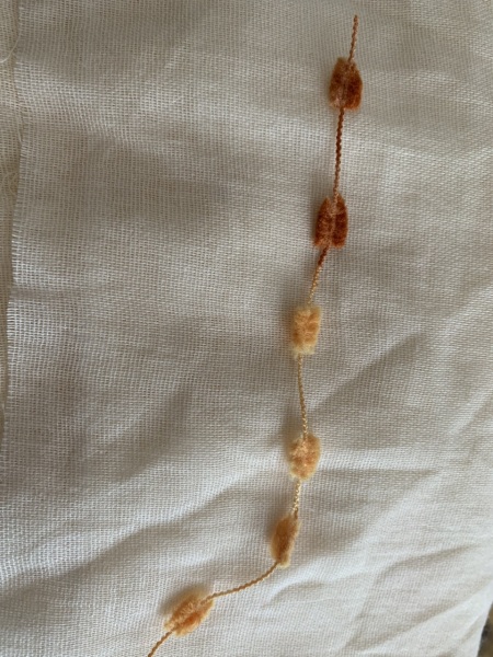 Could anyone identify this yarn for my friend please?