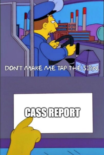 Cass review - out on Wednesday