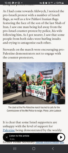 How have we come to a state where the police confront someone for being overtly Jewish?