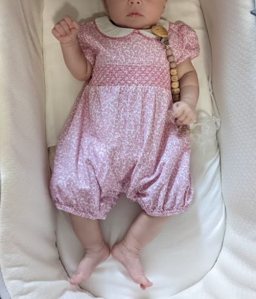 Dressing baby girl