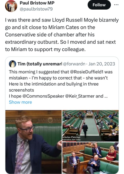 For voting Tory