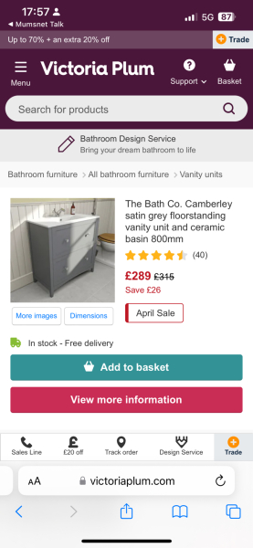 A challenge - trad bath vanity with drawers