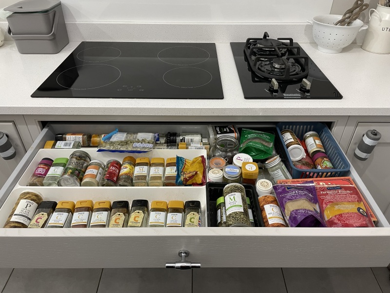 Show me how you store your spices