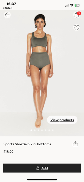 Can anyone find me a sports bikini with shorts not ba