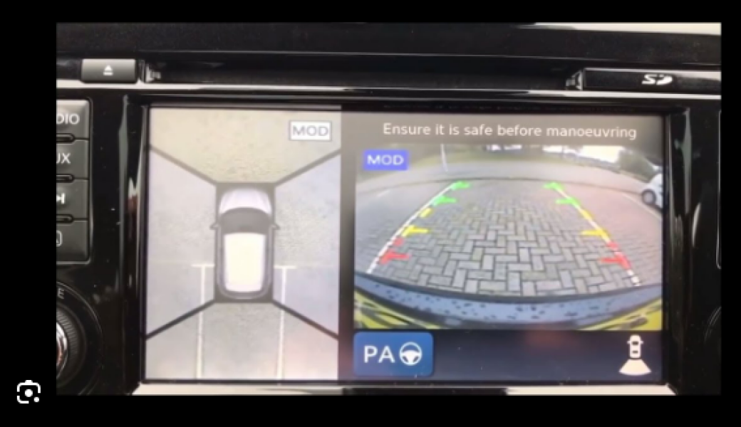 Please tell me about your estate cars with 360 parking cameras