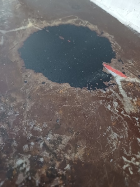 What drink has done this to my fireplace?