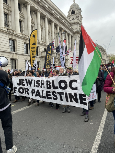 Israel supporting counter marches in London - about time