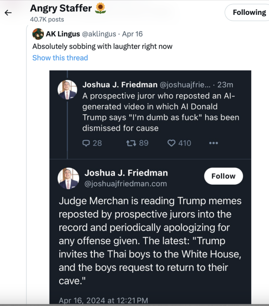 Trump gets gagged, McCarthy gets booted.  What's next in Trumpworld?