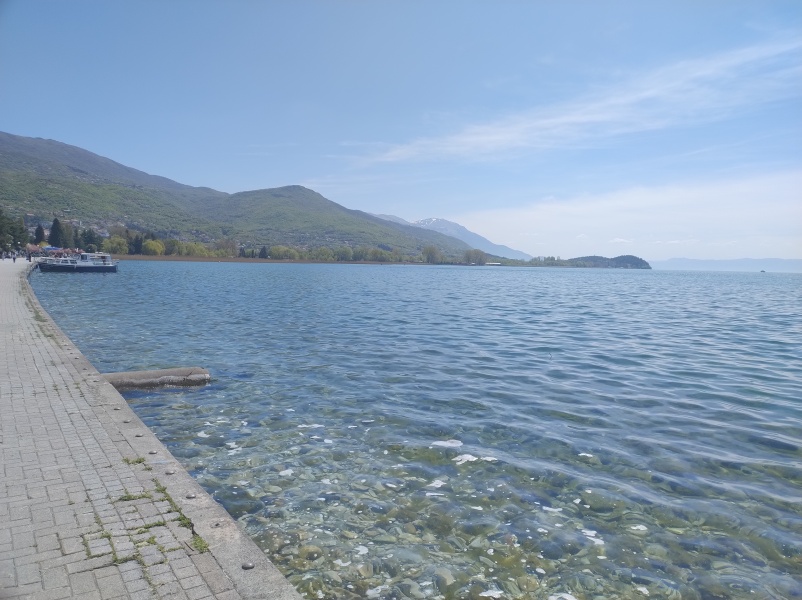 Camping along Ohrid lake