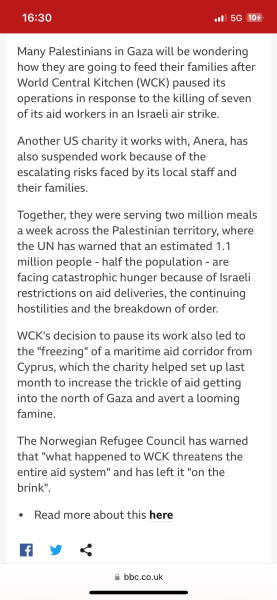 Catastrophic hunger - 40% of Gaza's population at risk of famine