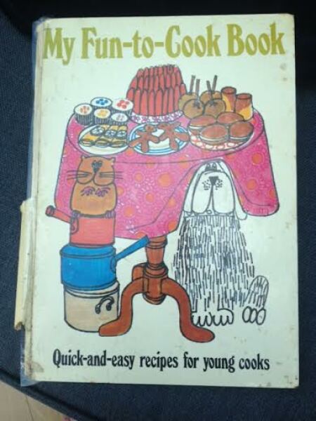 Retro dinner party menu