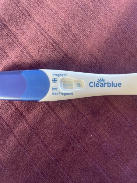 Faint positive Clear Blue