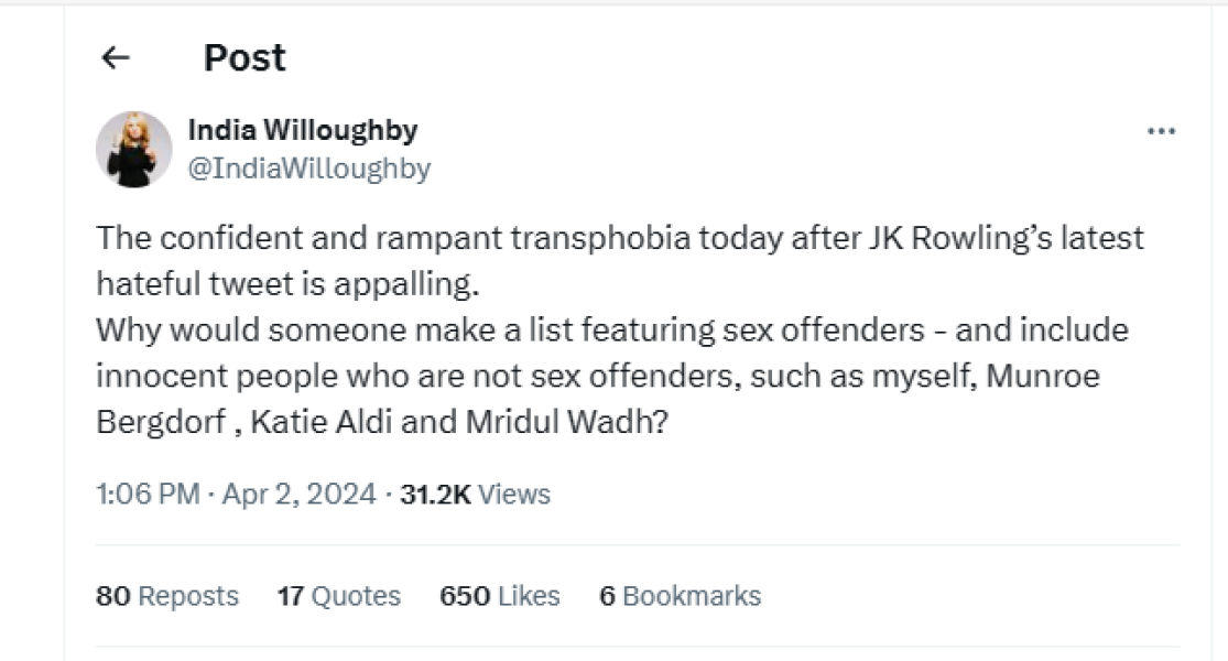 JKR exposing Scottish hate crime laws for what they are
