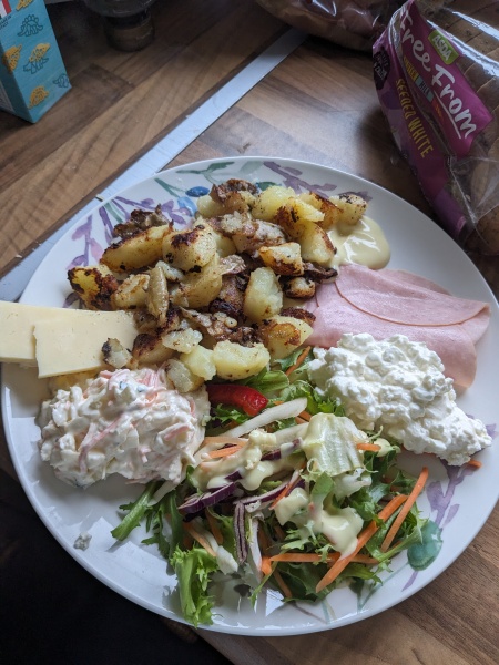 To think this is a perfectly fine evening meal?