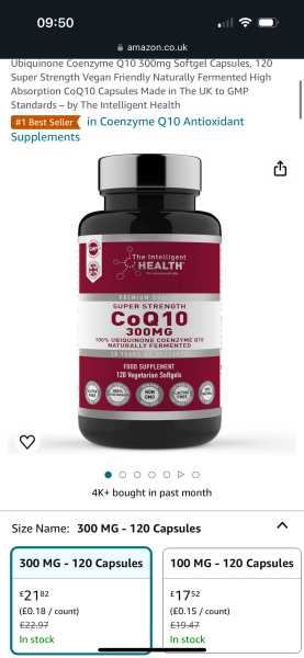 Supplements - Coq10 and DHA