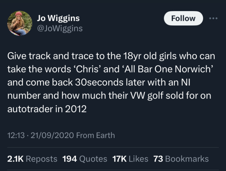 Guy lied about which university he went to