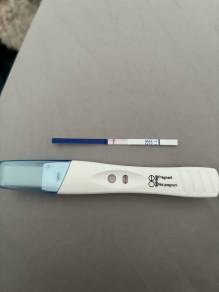 Have I got line eyes, or is this a really faint positive?
