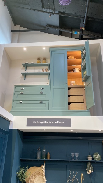 Howdens kitchen in seafoam